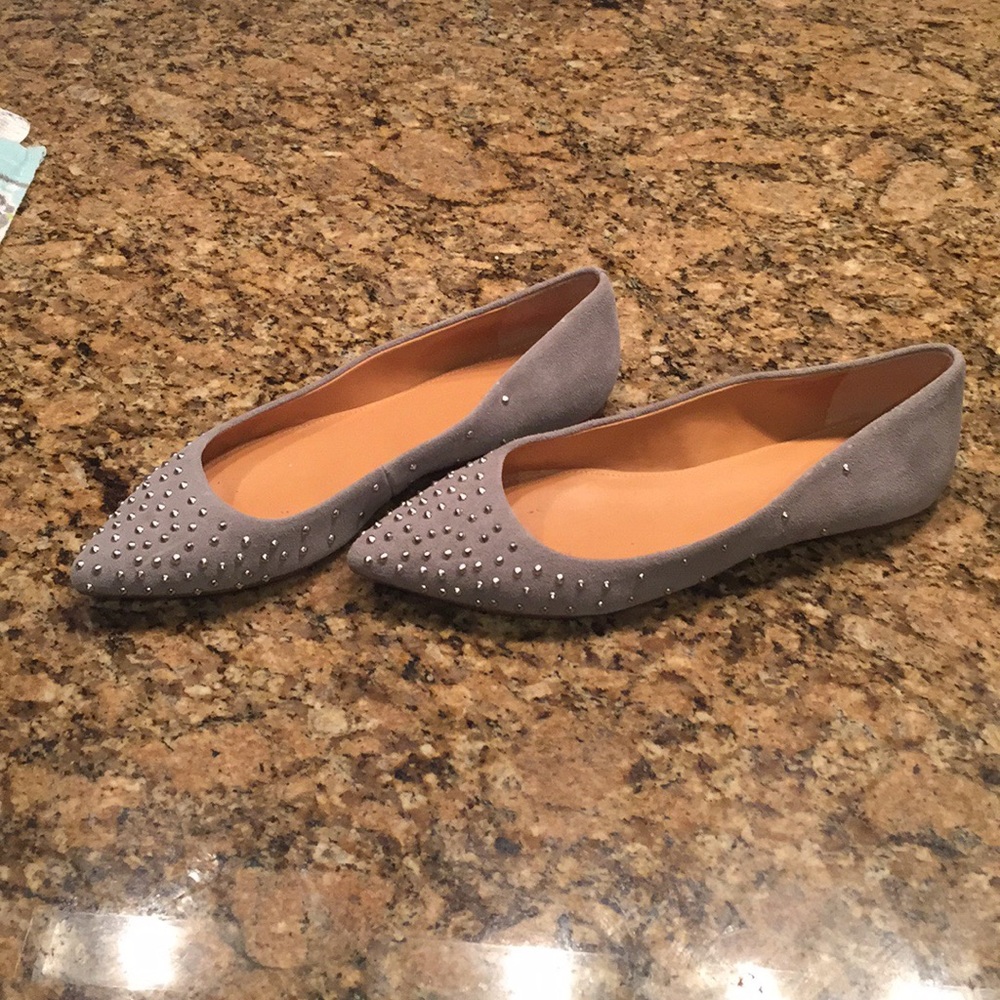 J.crew Amelia Studded Flat — LIKE NEW!